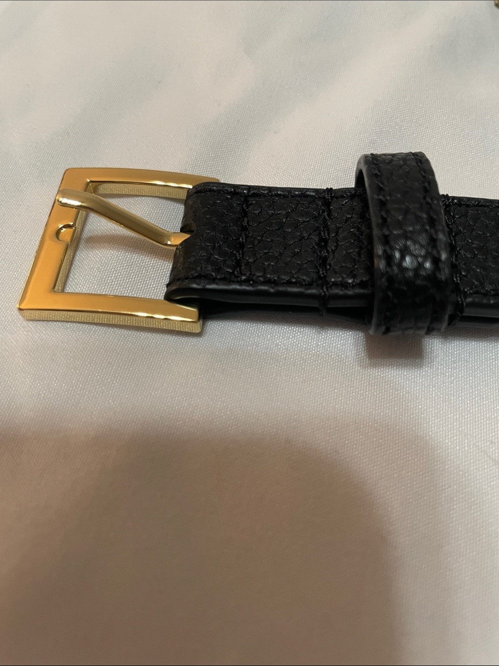 Lauren Ralph Lauren Women’s Pebbled Logo-Tipped Pebbled Leather Belt - Picture 6 of 17